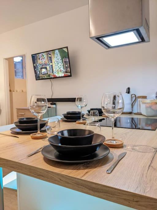 Sejour Cocooning Pour Se Ressourcer A La Montagne. Apartment Aulus-les-Bains Luaran gambar